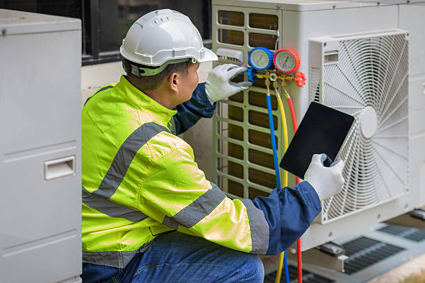 Professional Ductwork Repair technician working in Delmont, NJ
